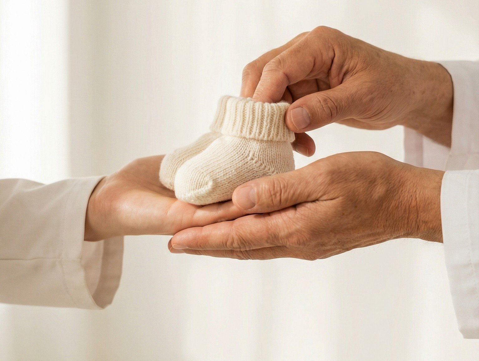 Happy Indian couple with doctor consultation